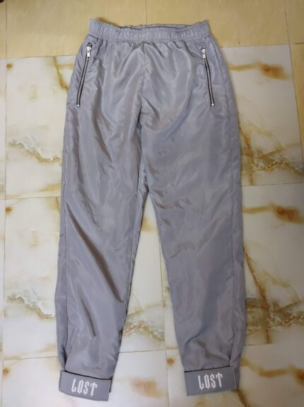 Classic Grey Polyester Trousers